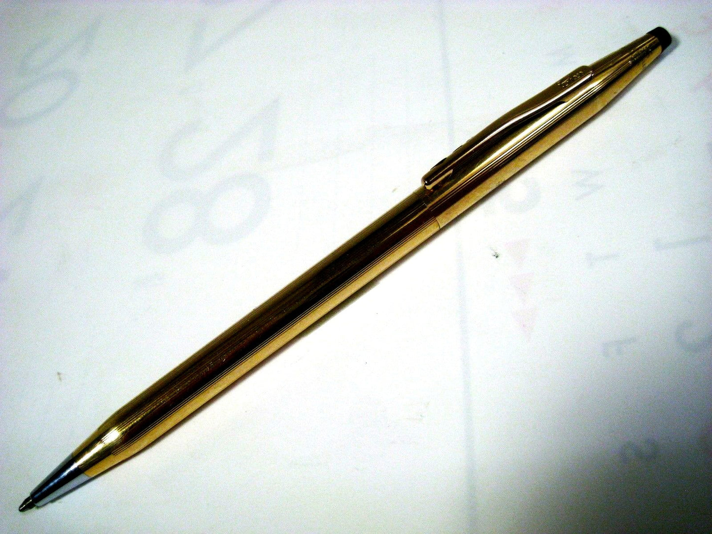 Cross Classic Century 14kt Gold Filled Red Ballpoint Pen Made in USA