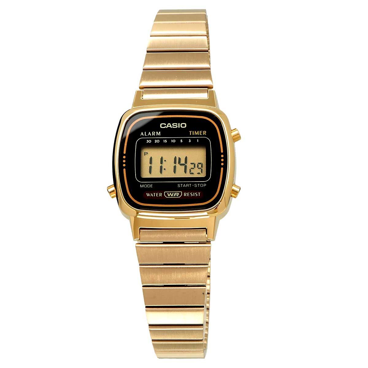 Casio Qz Band Watch LA670WGA-1 Japan Import