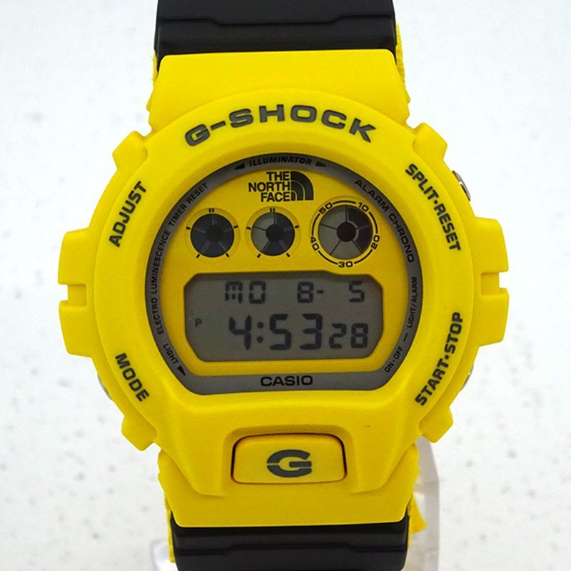 Supreme X The North Face G-Shock Digital Watch DW-6900NS-9JR Yellow — Japan Import