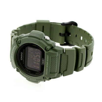 Casio W-219HC-3BVDF Digital Watch with Resin Band and Case — Japan Import