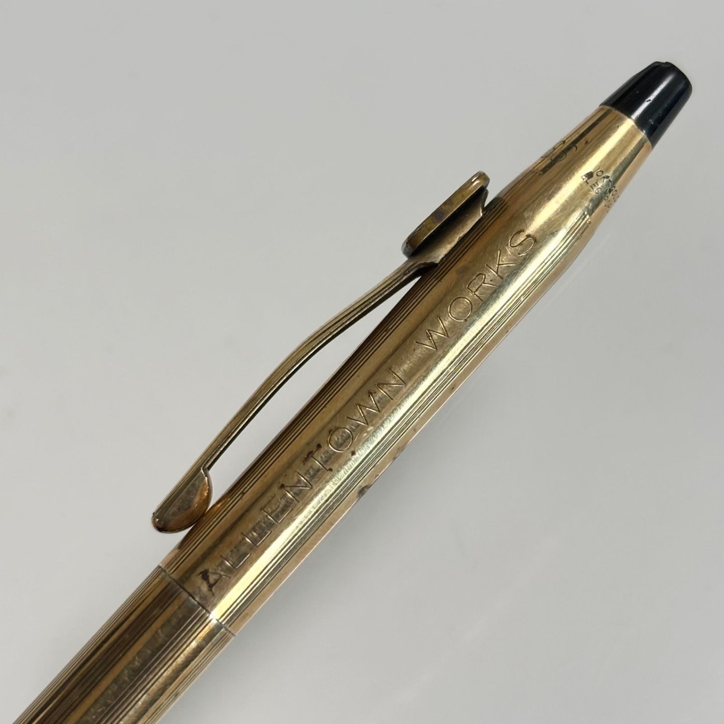Cross Gold Color Ballpoint Pen and Mechanical Pencil 2 Piece Set With Case — Japan Import
