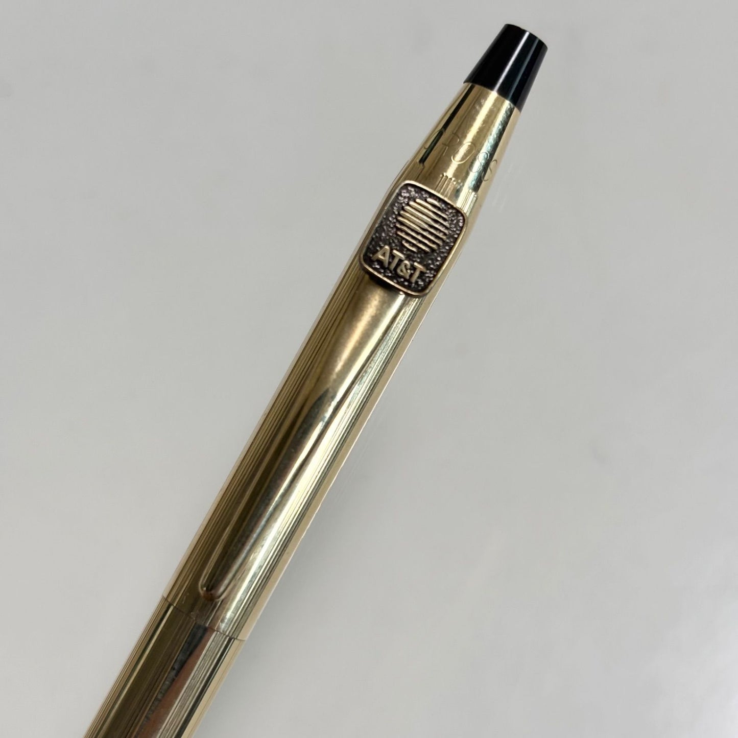 Cross Gold Color Ballpoint Pen and Mechanical Pencil 2 Piece Set With Case — Japan Import