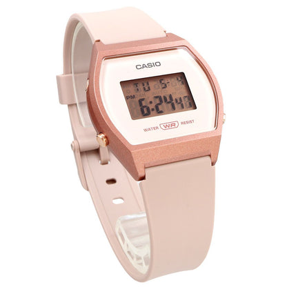 Casio Quartz Watch LW-204-4A with Pink Bezel and Band — Japan Import