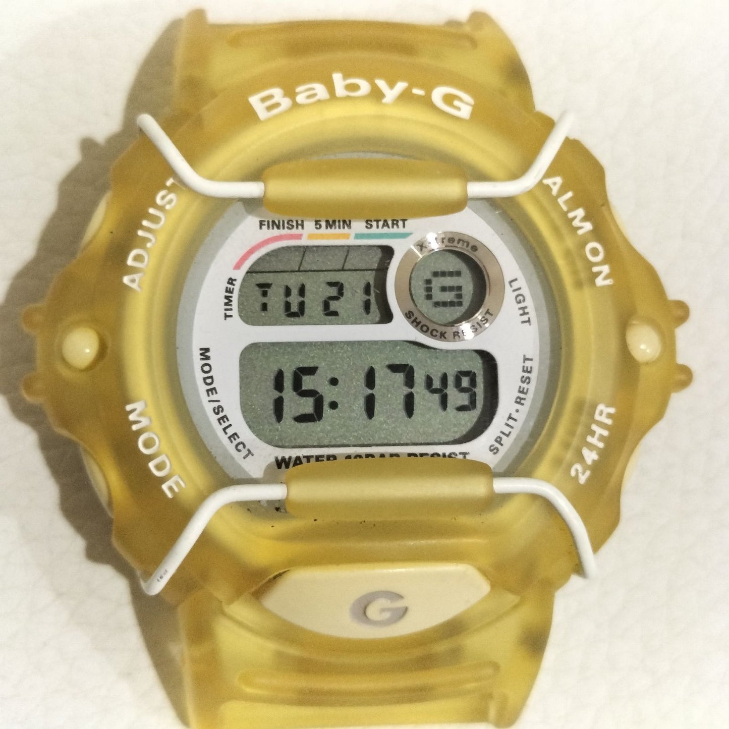 Casio Baby-G Digital Watch BG-340 Green and White — Japan Import